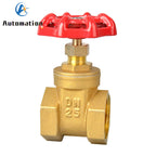 Brass Gate Valve Female Thread 1/8–1-1/4" Water Switch Valve Brass Gate Valve Richie's DN20
