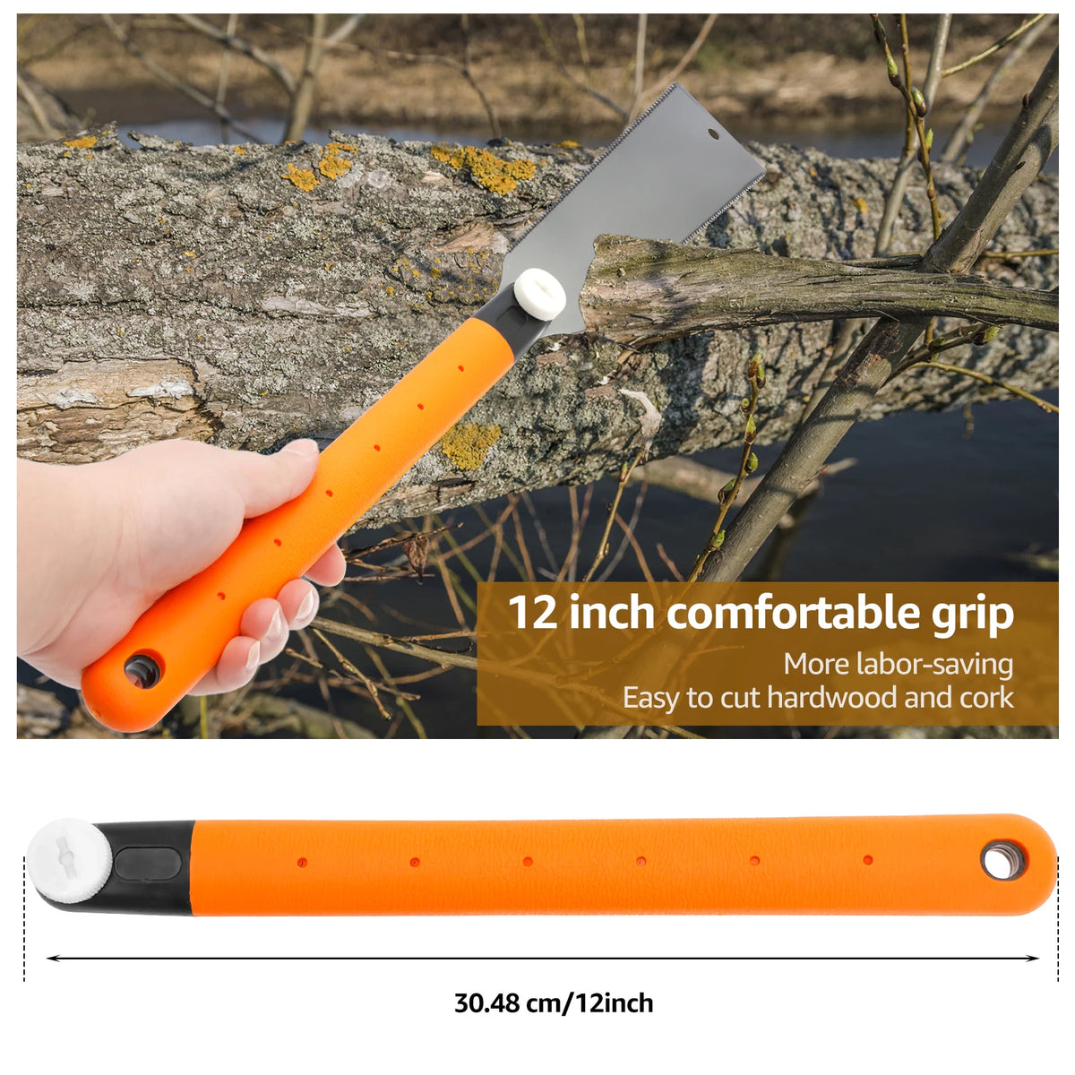 Toorise Double-Sided Japanese Pull Saw – 10" SK5 Steel Blade Japanese Pull Saw Richie's