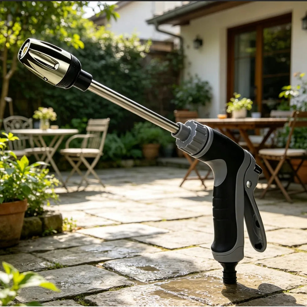 High-Pressure Car Wash Water Gun – Alloy Pole & Rubber Handle Pressure Spray Water Gun Richie's