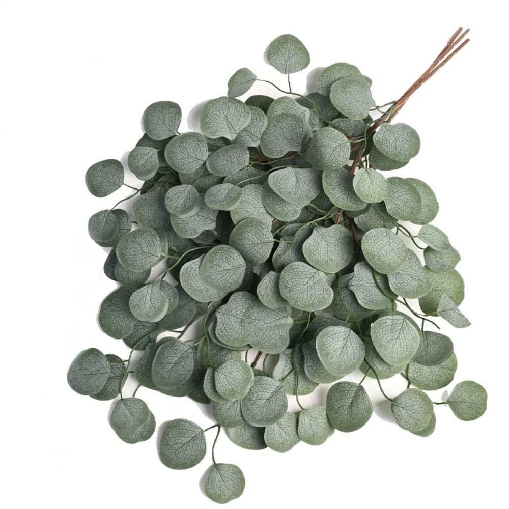 65cm Artificial Eucalyptus Leaf Stems | Faux Greenery Décor Artificial Plant Stem Richie's