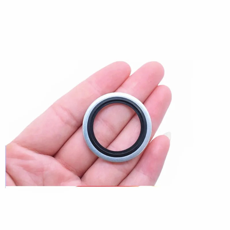 Bonded Washer Metal Rubber Gasket G1/8–G2 Oil Drain Sealing Ring Bonded Sealing Washer Richie's