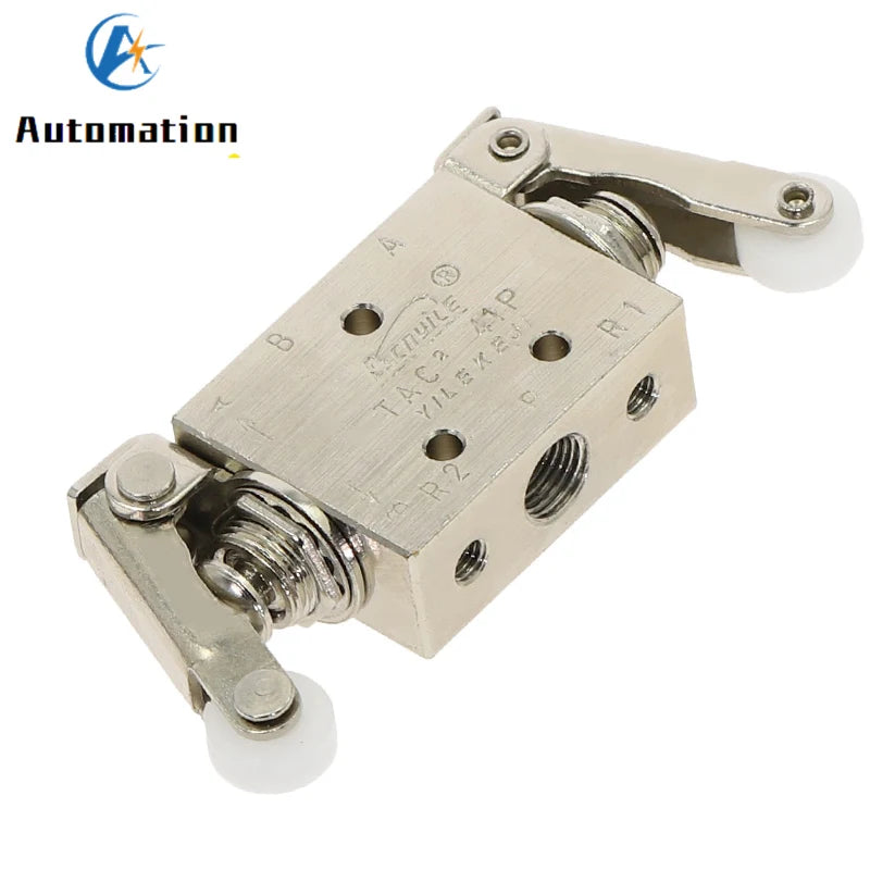 TAC2-41PP+34C 2-Position 5-Way Pneumatic Mechanical Valve 1/8" Pneumatic Valve Richie's