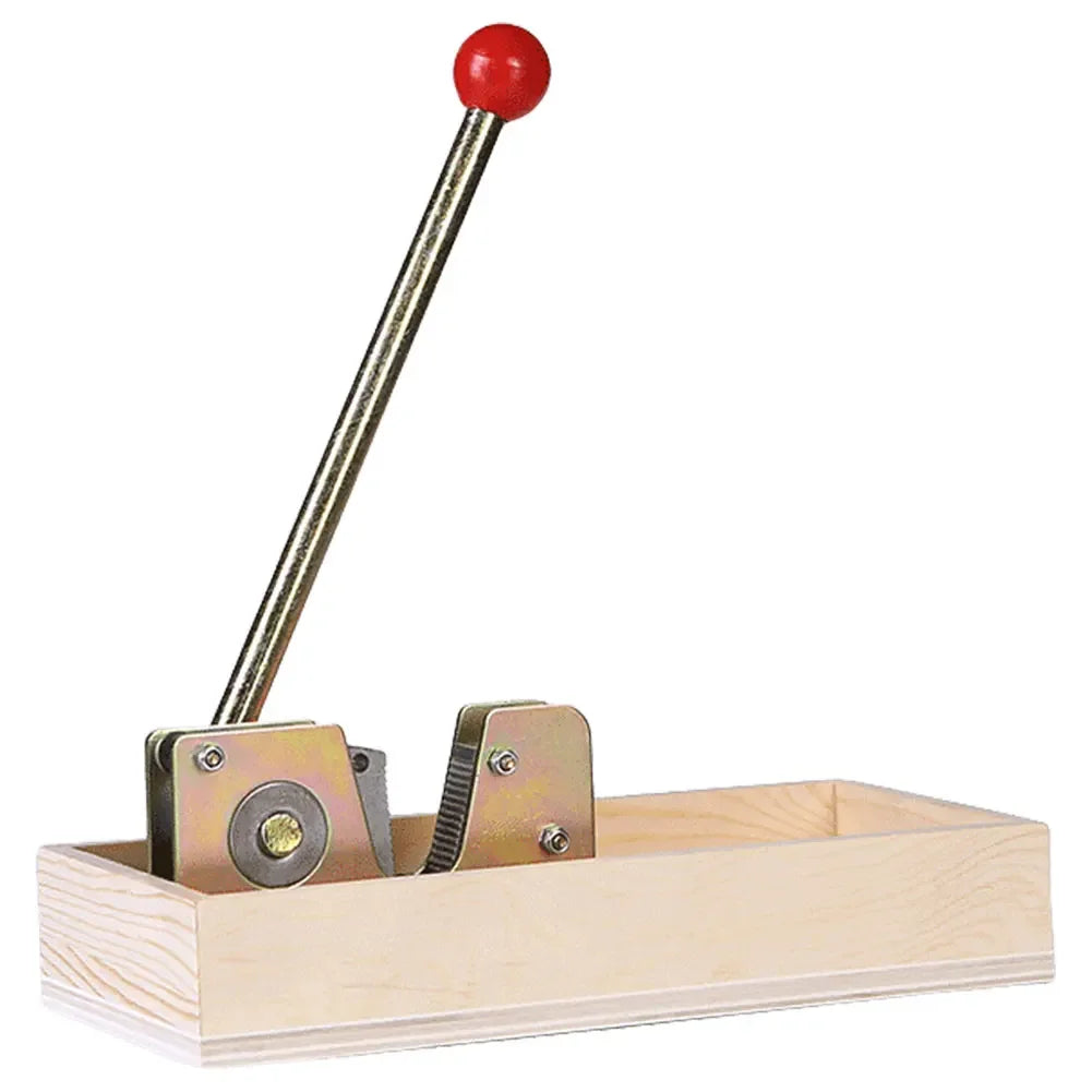 Stainless Steel Nut Cracker & Macadamia Opener with Wood Box Manual Nut Cracker Richie's Not Adjustable
