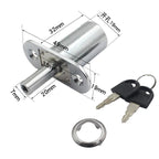 Zinc Alloy Press-Type Sliding Door Lock – Cabinet & Wardrobe Sliding Door Lock Richie's Single B