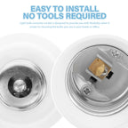 3-Pack E17 to E26/E27 Light Bulb Socket Adapter Converter Lamp Socket Adapter Richie's