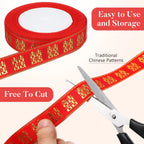 Chinese Style Red Satin Ribbon – Wedding & Craft Trim Decorative Ribbon Richie's