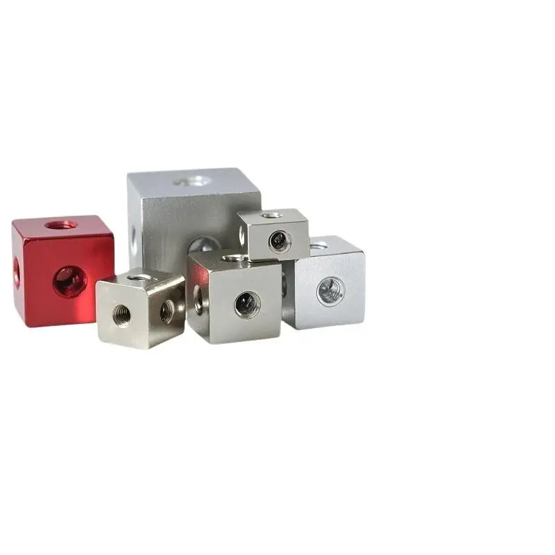 10pcs M3 Aluminum Alloy Square Cube Nut Connector Block DIY Hardware Fastener Nuts Richie's