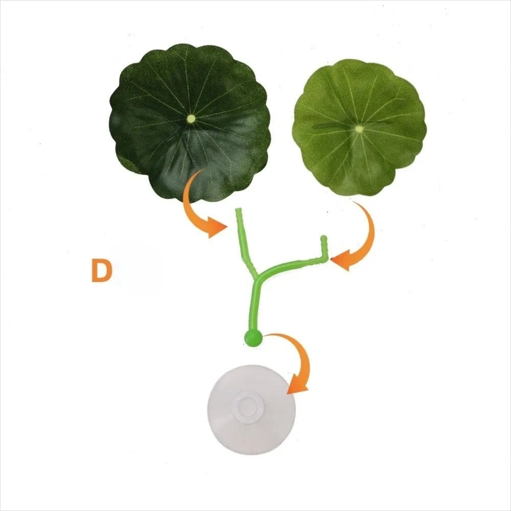 Betta Fish Leaf Hammock – Aquarium Artificial Lotus Rest Perch Aquarium Fish Hammock Richie's