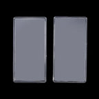 Clear Plastic Banknote Protective Case | Currency Collector Holder Banknote Collector Case Richie's Transparent 2PCS