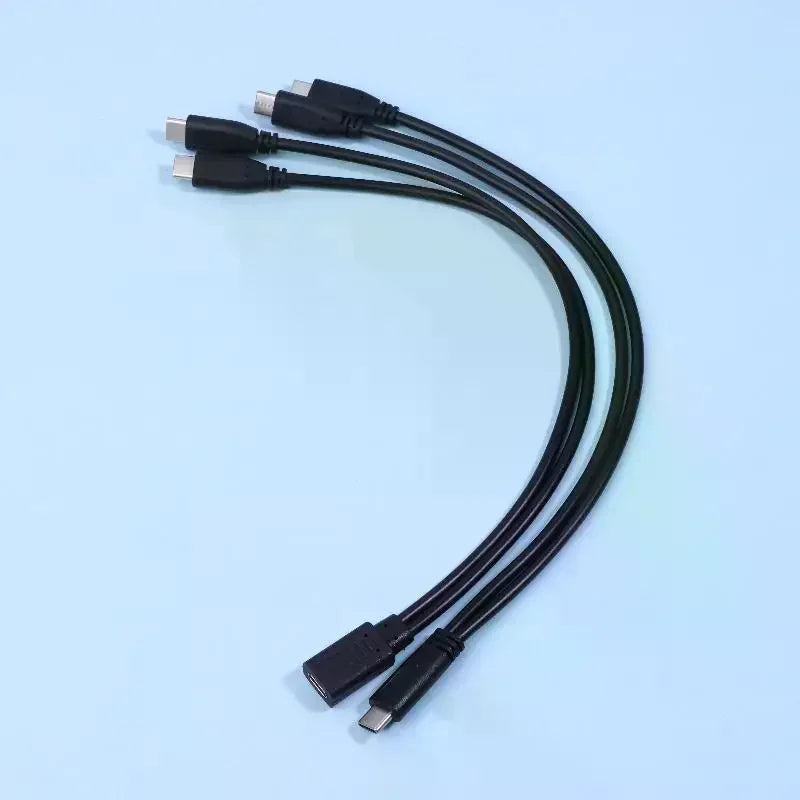 USB-C Cable Splitter 1 to 2 Type-C Power Adapter 3A 15W USB-C Cable Splitter Richie's