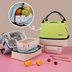 Insulated Lunch Bag with Pocket – Reusable Cooler Tote Insulated Lunch Bag Richie's