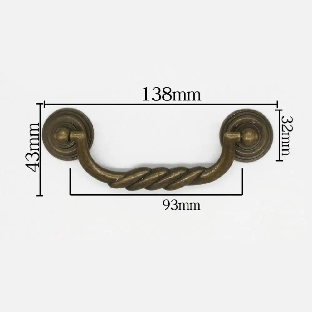 Vintage Bail Drop Drawer Pulls | Bronze Zinc Alloy Handles Drawer Pull Handle Richie's