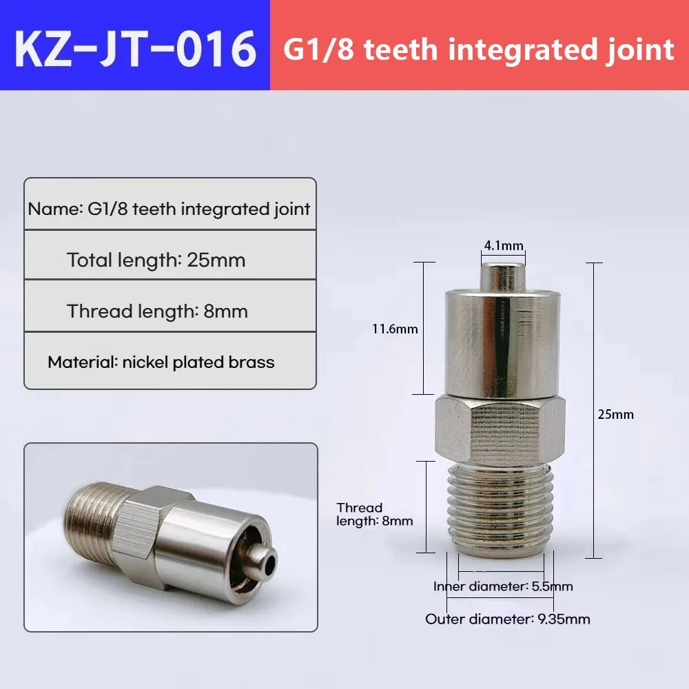 Brass Luer Lock Valve Adapter G1/8 G1/4 M10 M12 Dispensing Dispensing Valve Adapter Richie's G1-8