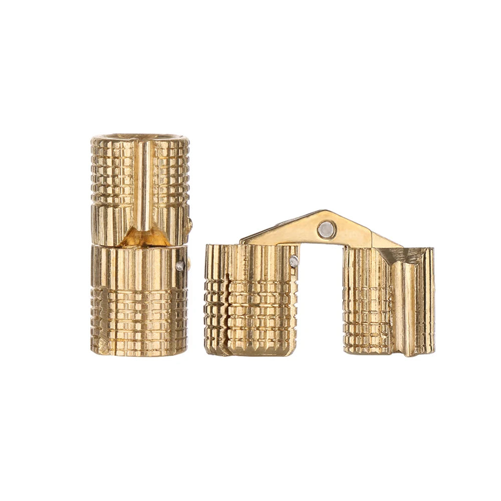 Brass Concealed Cylindrical Hinge for Gift Box & Cabinet Concealed Brass Hinge Richie's 10mm