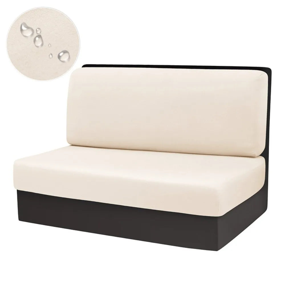 2-Pack Stretch RV Dinette Cushion Covers – Slip-On Seat Covers Seat Cushion Covers Richie's Beige