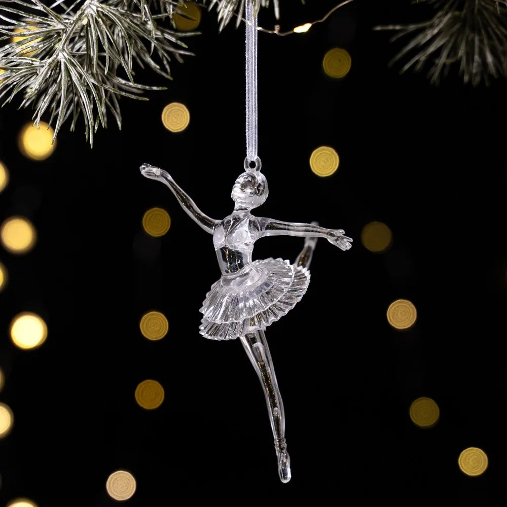 Clear Acrylic Christmas Tree Pendants – Transparent Ornaments Christmas Ornaments Richie's Style 9