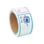 60Pcs Cartoon Name Stickers Roll – Kids DIY Self-Adhesive Labels Name Label Stickers Richie's