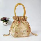 Women Embroidery Flower Cosmetic Bag – Ethnic Mini Purse & Pouch
