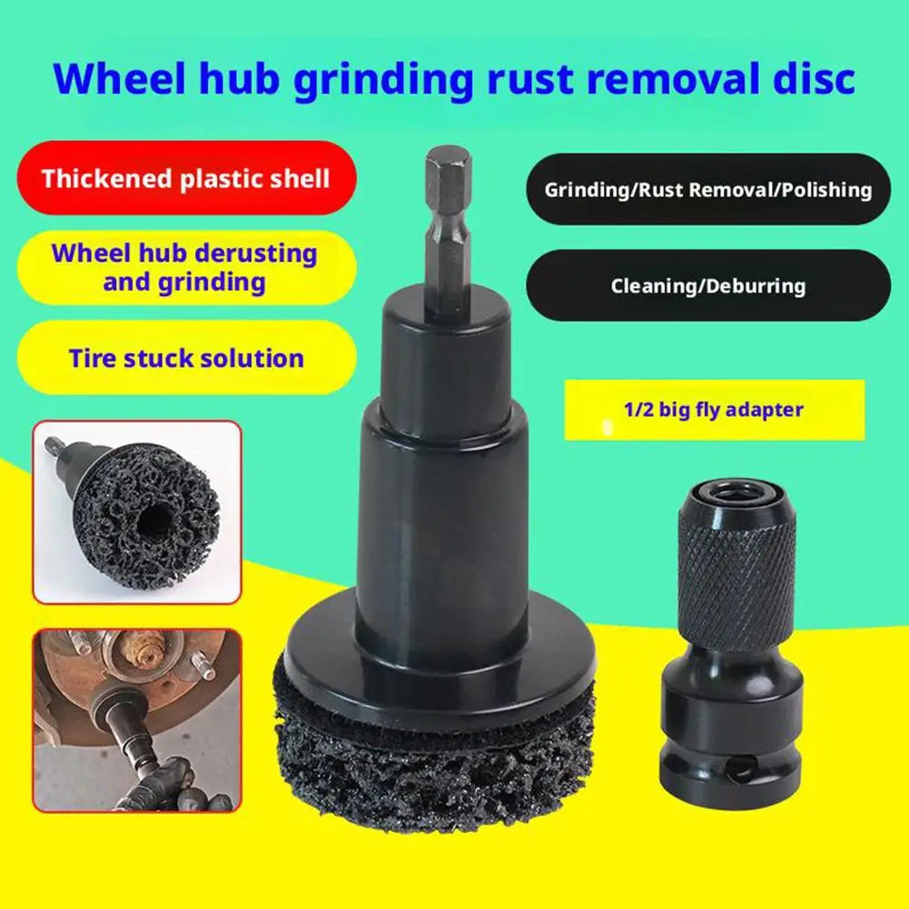 Wheel Hub Resurfacing Kit – Lug Stud & Rotor Rust Removal Automotive Cleaning Tool Richie's