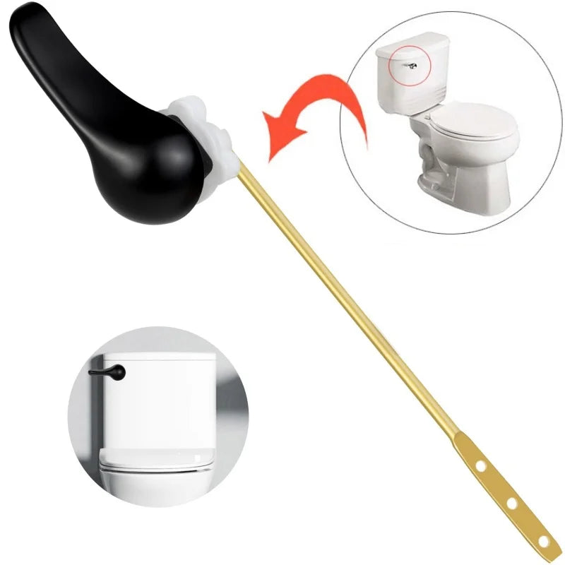 Universal Chrome Toilet Tank Flush Lever Handle Replacement Toilet Flush Lever Richie's