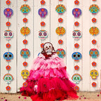 Day of the Dead Skull Garland Banner | Día de Muertos Décor Party Garland Décor Richie's