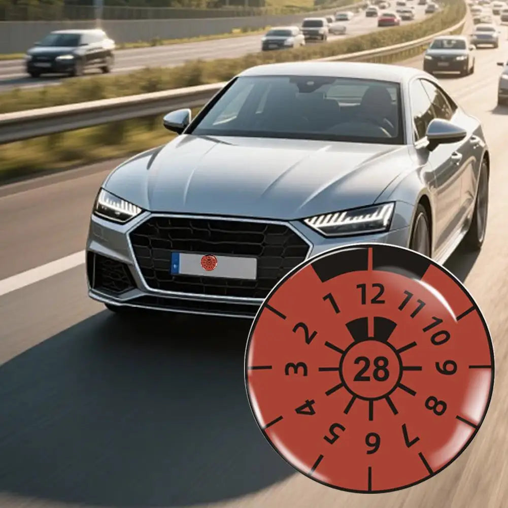 German License Plate 3D Gel Dome Car Sticker – 2pcs Automotive Gel Dome Sticker Richie's