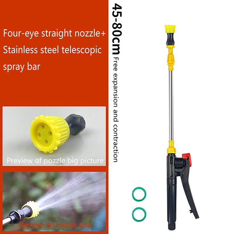 Retractable Stainless Steel Watering Wand Sprayer Extension Rod Garden Watering Wand Richie's A2