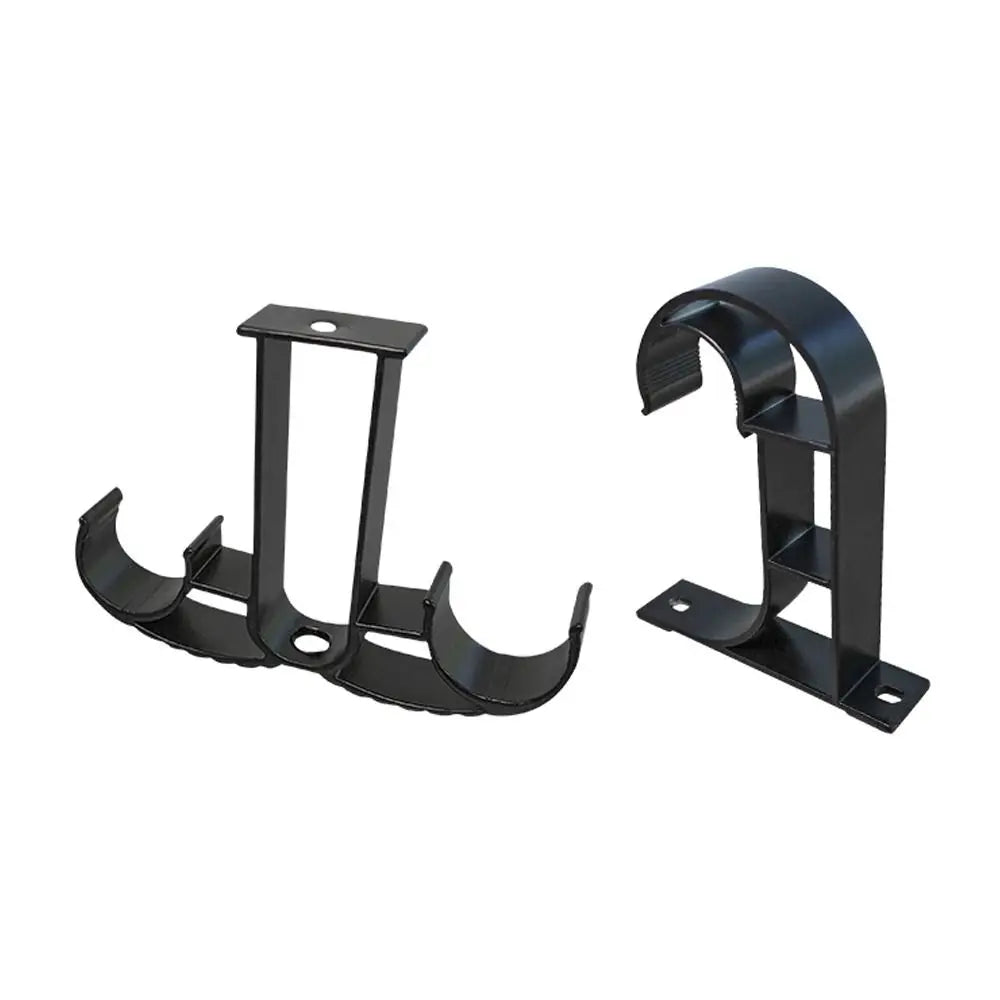 Aluminum Curtain Rod Bracket – Single & Double Hang Curtain Rod Bracket Richie's
