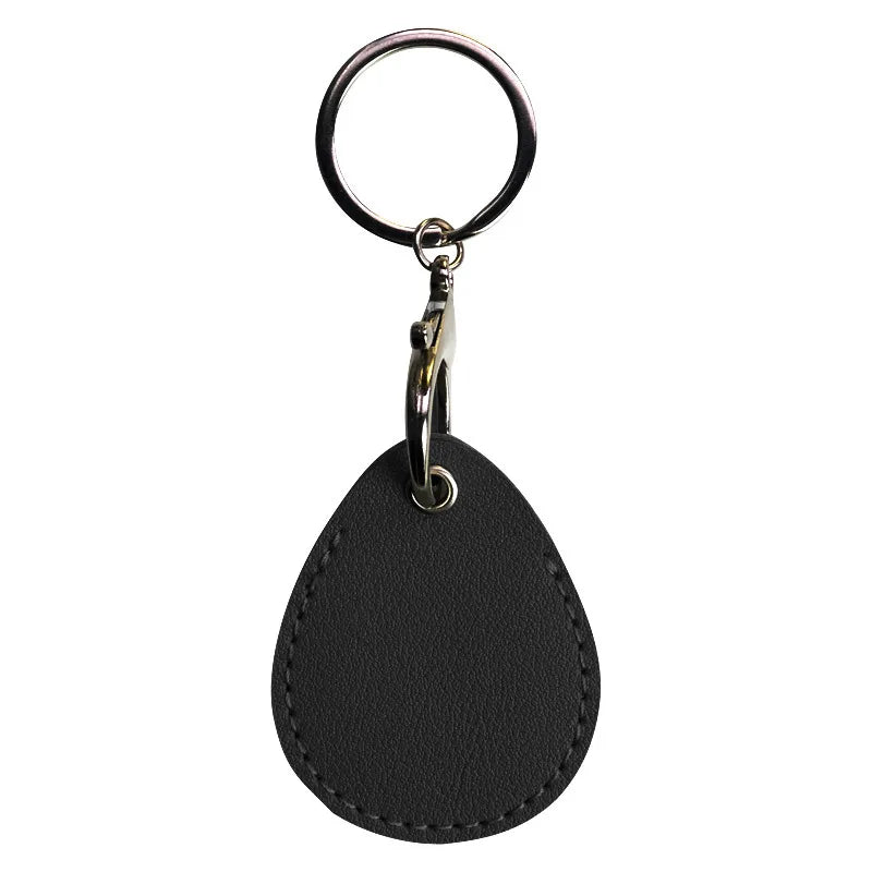 PU Leather Mini Card Holder Keychain – ID & Access Card Case