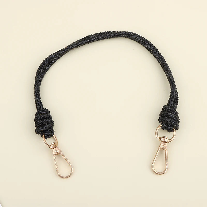 Rhinestone Handbag Chain Strap Loop Knot DIY Bag Accessory Handbag Chain Strap Richie's 04