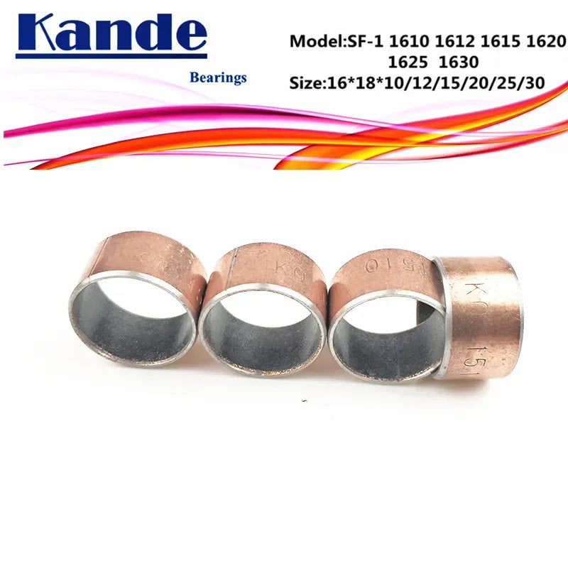 SF-1 Self-Lubricating Sleeve Bearing 16x18mm | 5 Sizes Sleeve Bearing Bushing Richie's
