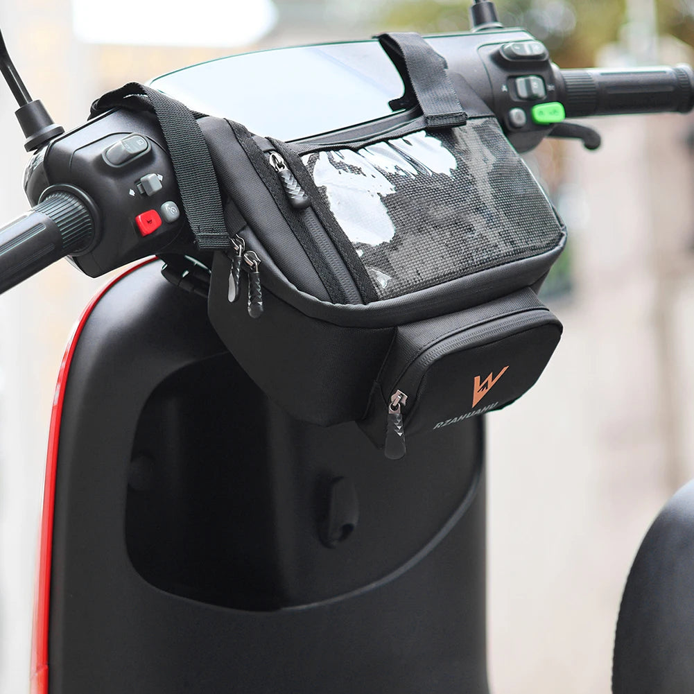 Waterproof Touchscreen Motorcycle Handlebar Bag | Front Fork Bag Motorcycle Handlebar Bag Richie's