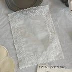 Floral Embroidered Lace Placemats | French Style Table Mats Lace Placemat Richie's -Style B L