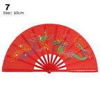 Chinese Kung Fu Folding Fan 28/34cm – Silk Dance Stage Fan Folding Performance Fan Richie's 7