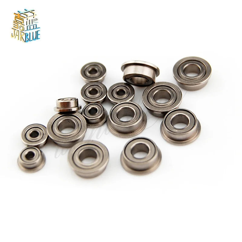 Miniature Flange Bearings MF52ZZ–MF148ZZ Metal Shielded | 2–10 Pcs Miniature Flange Bearing Richie's
