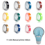 Bekia B90 3D Embossing Manual Label Maker | 11 Tape Colors Manual Label Maker Richie's