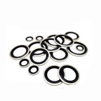 10 PCS M6-M48 Zinc Plated Combined Hydraulic Sealing Gasket Hydraulic Sealing Gasket Richie's