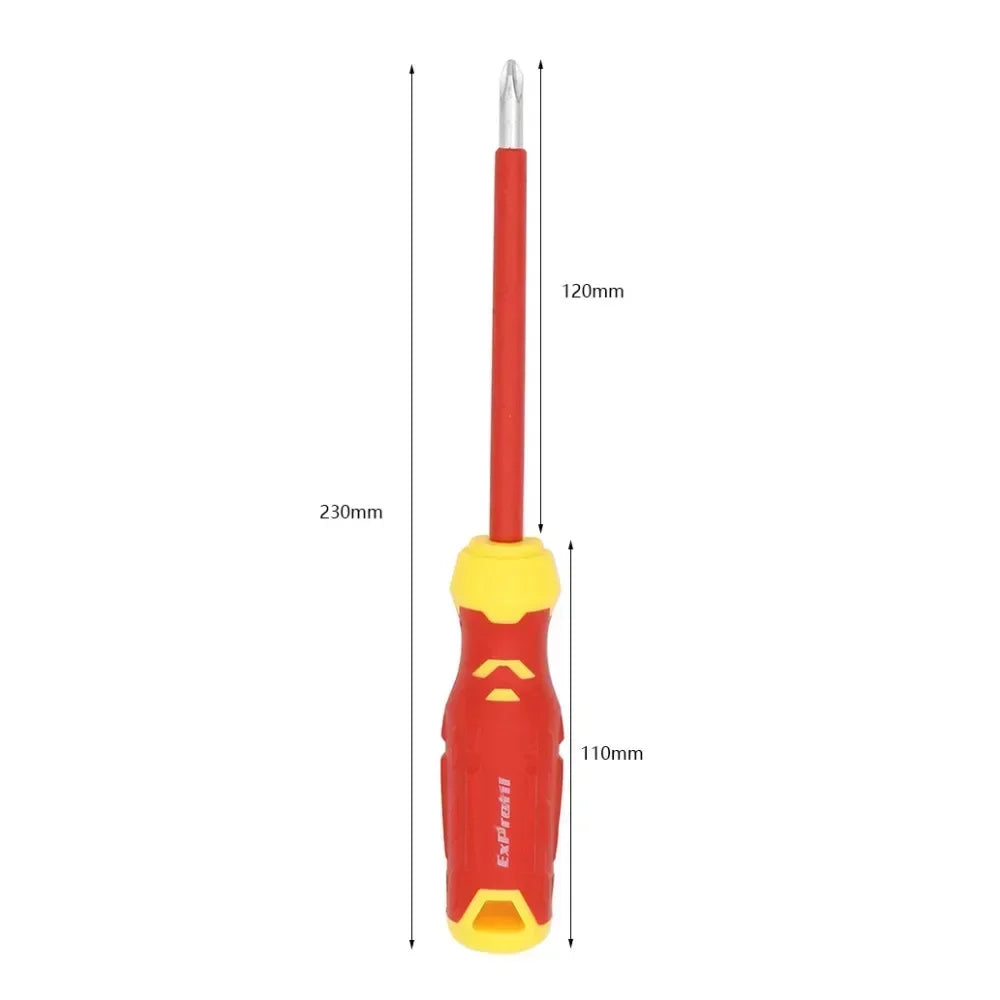 230mm VDE Insulated Screwdriver – Slotted & Phillips, 1000V Insulated Screwdriver Richie's