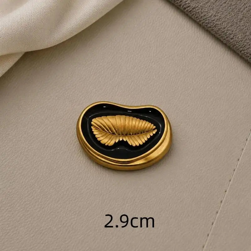 Eye-Shaped Shank Button – Creative Alloy Sweater Accessory Shank Button Richie's A6