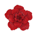 3D Camellia Rhinestone Flower Patch – DIY Sewing Embellishment Rhinestone Flower Patch Richie's A1