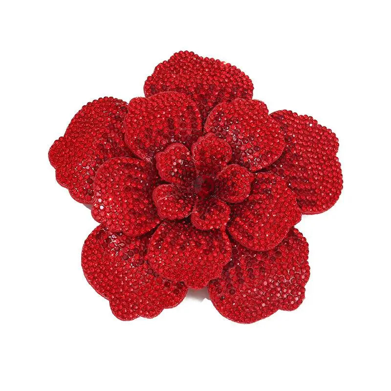 3D Camellia Rhinestone Flower Patch – DIY Sewing Embellishment Rhinestone Flower Patch Richie's A1