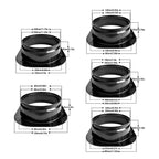 Plastic Vent Pipe Adapter Flange Connector | Wall-Mount Ducting Vent Pipe Adapter Richie's