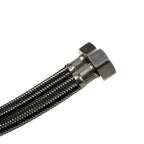 2pcs G1/2 Stainless Steel Flexible Faucet Supply Hoses 60cm Plumbing Supply Hose Richie's