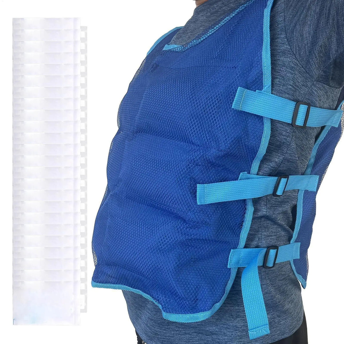 Ice Cooling Vest with Ice Packs – Adjustable for Men & Women Ice Cooling Vest Richie's