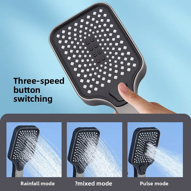 Brass Rain Shower System Set – Gun Gray Constant Temperature Rain Shower System Richie's