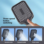 Brass Rain Shower System Set – Gun Gray Constant Temperature Rain Shower System Richie's