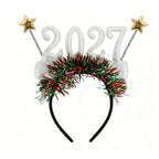 2027 New Year Glitter Headband – Festive Party Hair Hoop Festive Party Headband Richie's