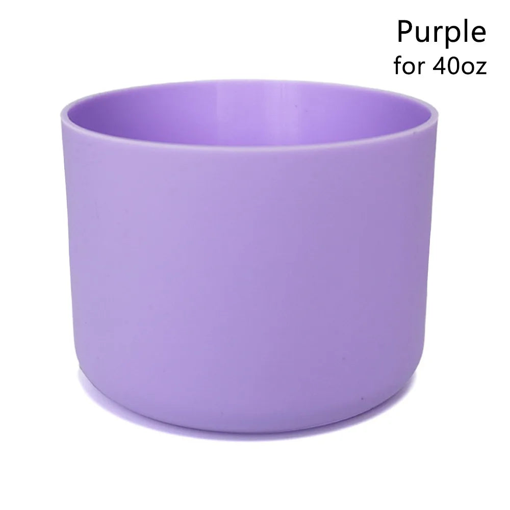 Anti-Slip Silicone Bottle Boot Sleeve – 24oz 32oz 40oz Bottle Boot Sleeve Richie's purple for 40oz