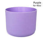 Anti-Slip Silicone Bottle Boot Sleeve – 24oz 32oz 40oz Bottle Boot Sleeve Richie's purple for 40oz