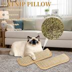 Catnip Kicker Toy – Sisal Scratch & Bite Pillow for Cats Cat Kicker Toy Richie's